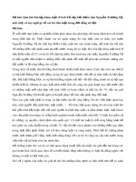 Qua bài Xin lập khoa luật (Trích Tế cấp bất điếu) của Nguyễn Trường Tộ, anh (chị) có suy nghĩ gì về vai trò của luật trong đời sống xã hội.