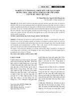 Nghiên cứu tính toán, thiết kết, chế tạo tuabin hướng trục, trục đứng áp dụng cho thủy điện cột nước thấp Việt Nam