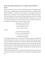 Phân tích bức tranh thiên nhiên và con người trong bài thơ Chiều tối