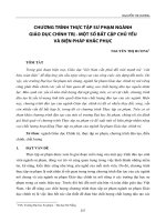 Chương trình thực tập sư phạm ngành Giáo dục chính trị - một số bất cập chủ yếu và biện pháp khắc phục