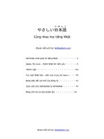 Tài Liệu cùng nhau học tiếng Nhật