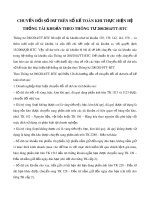 Chuyển đổi số dư trên sổ kế toán khi thực hiện hệ thống tài khoản theo Thông tư 200/2014TT-BTC