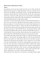 Phân tích Tiếng chửi của Chí Phèo