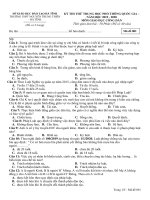 Đề thi thử THPT Quốc gia môn GDCD năm 2020 có đáp án - Sở GD&ĐT Hà Tĩnh (Mã đề 001)
