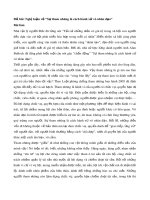 Nghị luận về “Sự tham nhũng là cách hành xử vô nhân đạo”