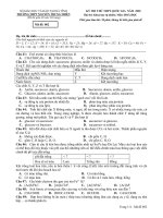 Đề thi thử THPT Quốc gia môn Hóa học năm 2020 có đáp án - Sở GD&ĐT Hà Tĩnh (Mã đề 002)