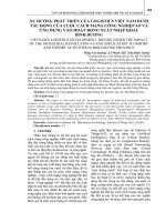 Xu hướng phát triển của logistics Việt Nam dưới tác động của cuộc cách mạng công nghiệp 4.0 và ứng dụng vào hoạt động xuất nhập khẩu Bình Dương