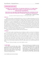 Nghiên cứu ảnh hưởng của phương pháp xử lí và điều kiện chiết rút đến chất lượng của gelatin từ da cá tra (Pangasianodon hypophthalmus)