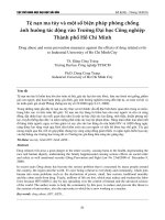 Tệ nạn ma túy và một số biện pháp phòng chống ảnh hưởng tác động vào Trường Đại học Công nghiệp Thành phố Hồ Chí Minh