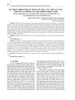 Sự phát triển thuật toán về việc lưu trữ và vận chuyển tự động của hệ thống kho lạnh