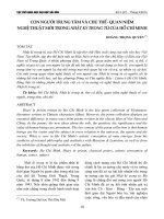 Con người trung tâm và chủ thể: Quan niệm nghệ thuật trong Nhật ký trong tù của Hồ Chí Minh