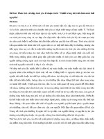 Phân tích vẻ đẹp tình yêu ở đoạn trích: Dưới trăng đôi trẻ đinh ninh thề nguyền