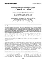 Tư tưởng nhân quyền trong tác phẩm “Chính trị” của Aristote