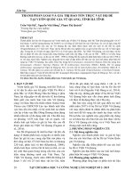 Thành phần loài và giá trị bảo tồn thực vật họ Dẻ tại Vườn Quốc gia Vũ Quang, tỉnh Hà Tĩnh