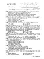 Đề thi thử THPT Quốc gia môn GDCD năm 2020 có đáp án - Sở GD&ĐT Nghệ An (Mã đề 301)