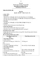 Giáo án cánh diều tuần 8 soạn đủ phát triển năng lục