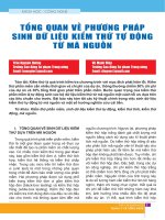 Tổng quan về phương pháp sinh dữ liệu kiểm thử tự động từ mã nguồn