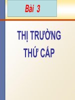 Bài giảng Thị trường chứng khoán ảo: Bài 3 - ThS. Nguyễn Phúc Khoa