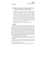 Phát huy vai trò của các tôn giáo ở Việt Nam tham gia công tác xã hội, từ thiện