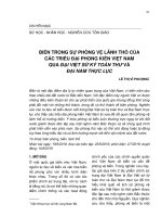 Biển trong sự phòng vệ lãnh thổ của các triều đại phong kiến Việt Nam qua Đại Việt sử ký toàn thư và Đại Nam thực lục