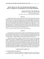 Phân tích các yếu tố ảnh hưởng đến dịch vụ hậu cần điện tử (E-Logistics) tại tp. Hồ Chí Minh