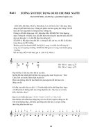 Bài 1: Xướng âm thực dụng dành cho mọi người (Giáo trình xướng âm cho mọi người)