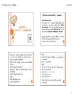 Bài giảng Xác suất thống kê: Chương 1 - ThS. Phạm Trí Cao (2019)