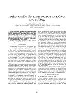 Điều khiển ổn định robot di động đa hướng