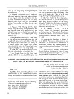 Thay đổi thực hành tuân thủ điều trị của người bệnh đái tháo đường type 2 điều trị ngoại trú tại Bệnh viện Nội tiết tỉnh Sơn La