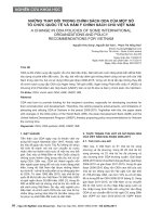 Những thay đổi trong chính sách ODA của một số tổ chức quốc tế và hàm ý chính sách cho Việt Nam