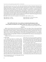 Đặc điểm sinh học của chủng vi khuẩn đối kháng nấm Neoscytalidium dimidiatum gây bệnh đốm nâu trên cây thanh long