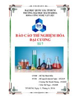 hóa đại cương bài 2 OK