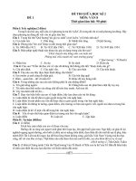 Bộ 22 đề thi giữa học kì 2 môn Ngữ văn lớp 8