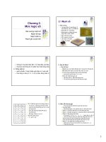 Bài giảng Kiến trúc máy tính và hợp ngữ: Chương 2 - Huỳnh Tổ Hạp