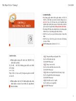 Bài giảng Xác suất thống kê: Chương 2 - ThS. Phạm Trí Cao (2019)