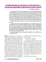 Đặc điểm định lượng của tình hình các tội xâm phạm trật tự an toàn giao thông đường bộ trên địa bàn các tỉnh Tây Nam Bộ