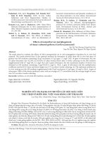 Nghiên cứu đa dạng di truyền cây bát giác liên thu thập ở miền Bắc Việt Nam bằng chỉ thị RAPD