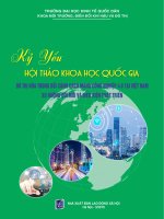 Đào tạo quản lý đô thị trong bối cảnh cách mạng công nghiệp 4.0 ở trường Đại học kinh tế quốc dân