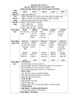 TUẦN 27  CHỦ đề  NHỮNG CON vật ĐÁNG yêu 