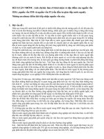 BÀI LUẬN NHÓM  MON TAI CHINH TIEN TE