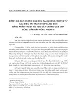 Đánh giá dây chằng quạ đòn bằng cộng hưởng từ sau điều trị trật khớp cùng đòn bằng phẫu thuật tái tạo dây chằng quạ đòn dùng gân gấp nông ngón III