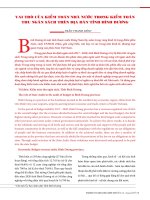 Vai trò của kiểm toán nhà nước trong kiểm toán thu ngân sách trên địa bàn tỉnh Bình Dương