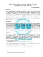 Những thuộc tính ngữ pháp của đề trong cấu trúc cú pháp cơ bản của câu tiếng Việt