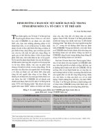 Định hướng chăm sóc sức khỏe ban đầu trong tình hình mới của Tổ chức Y tế Thế giới