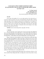 Cách mạng công nghiệp 4.0 để phát triển du lịch hướng tới xây dựng thành phố thông minh tại Việt Nam