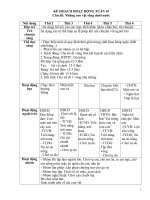 TUẦN 16 CON vật dưới nước 