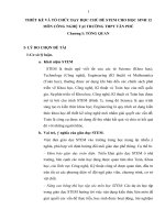 skkn THIẾT kế và tổ CHỨC dạy học CHỦ đề STEM CHO học SINH 12 môn CÔNG NGHỆ 