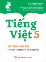 Hoạt động ngôn ngữ các dạng hoạt động ngôn ngữ trong xã hội