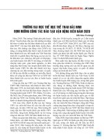 Trường Đại học Thể dục Thể thao Bắc Ninh định hướng công tác đào tạo vận động viên năm 2020