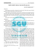 Thiên nhiên trong thơ Huyền Quang